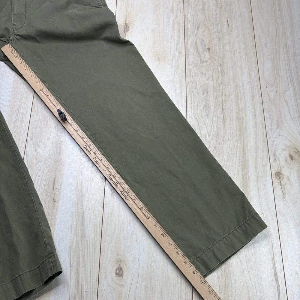 Polo By Ralph Lauren Suffield Pants Mens 36x32 Green Twill Chino